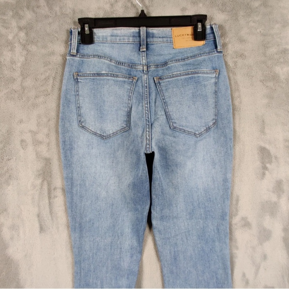 Lucky Brand Jeans. Women 4/27. Bridgette Skinny, High Rise, Denim Stretch Pants. - Picture 4 of 10